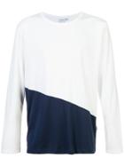 Onia Colour Block Long Sleeve T-shirt - White