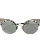 Fendi Eyewear 'eyeshine' Sunglasses - Metallic