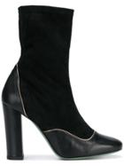 Paola D'arcano Paola D'arcano D78n1 Nero Leather/fur/exotic