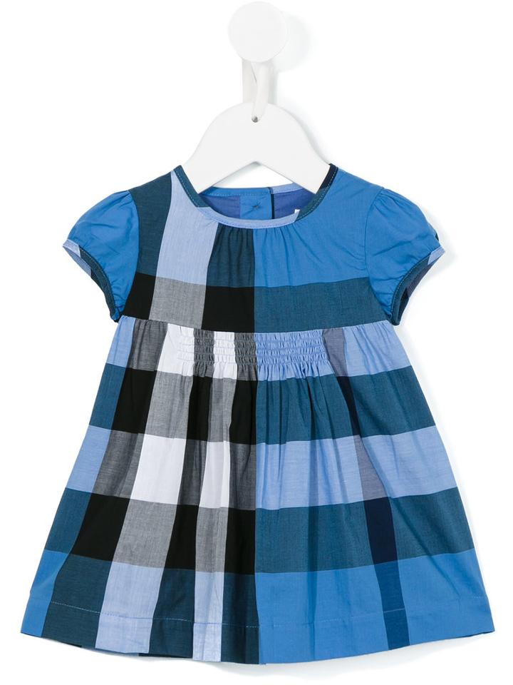 Burberry Kids - House Check Dress - Kids - Cotton - 24 Mth, Blue