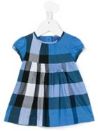 Burberry Kids - House Check Dress - Kids - Cotton - 24 Mth, Blue