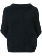 Des Prés 3/4 Sleeve Jumper - Blue