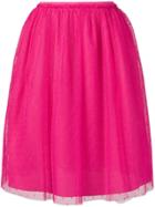 Red Valentino High Waisted Tulle Skirt - Pink