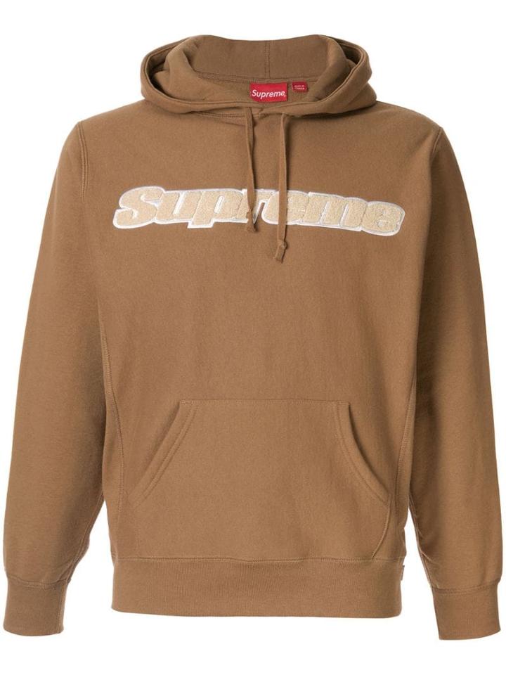 Supreme Chenille Hoodie - Brown