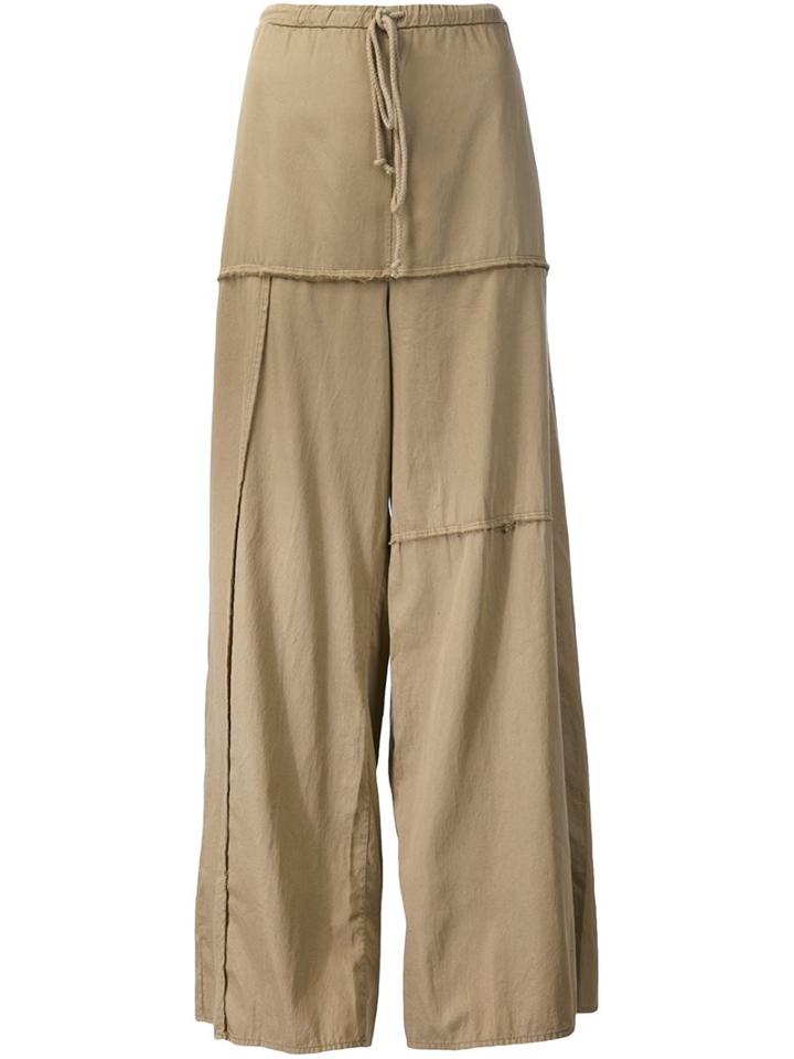 Lost & Found Rooms Panelled Wide Leg Trousers
