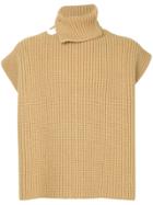 Raf Simons Knitted Vest - Brown