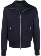 Ami Alexandre Mattiussi Funnel Neck Zipped Jacket - Blue