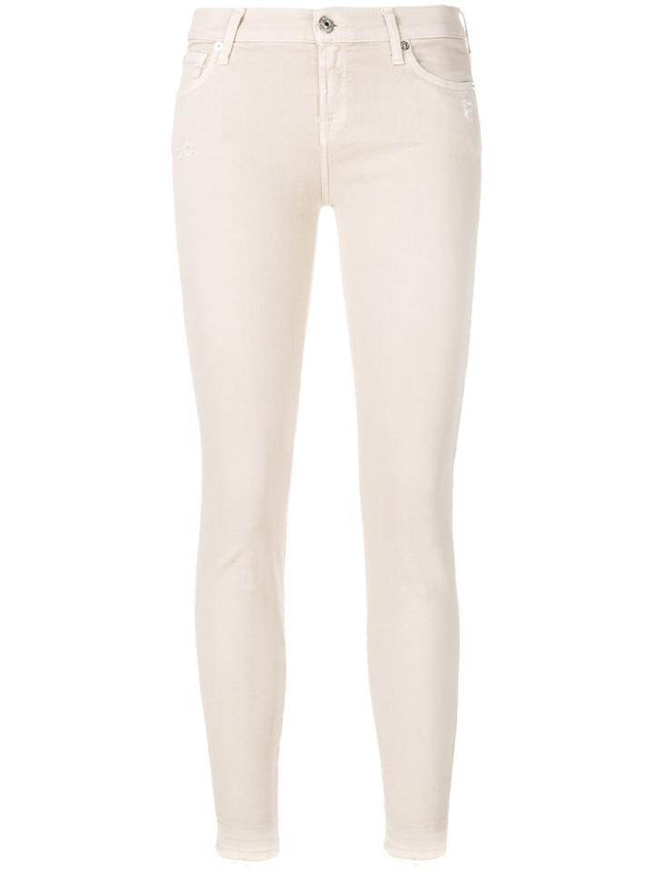 7 For All Mankind Slim Fit Jeans - Nude & Neutrals
