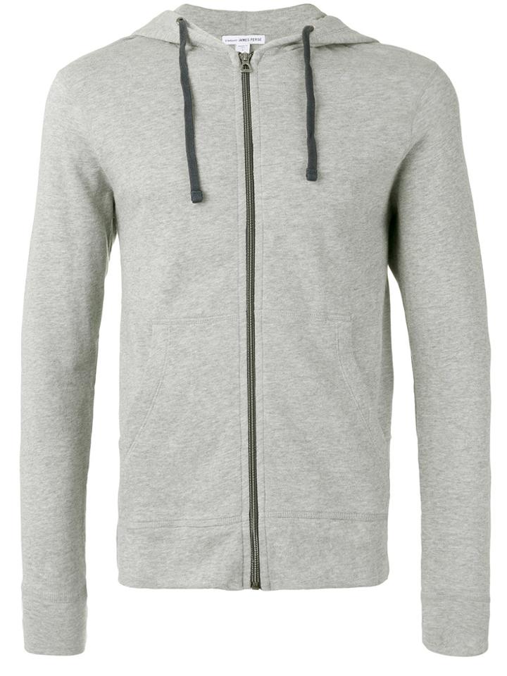 James Perse Zipped Hoodie - Grey