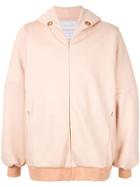 Fumito Ganryu Baggy Front Zip Hoodie - Pink