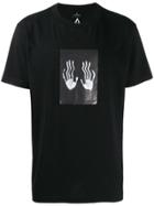Marcelo Burlon County Of Milan Hands Print T-shirt - Black