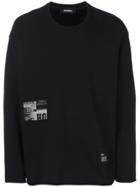 Diesel Patch Detail Sweatshirt - Black