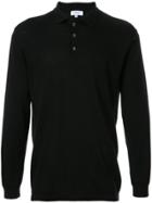 Venroy Longsleeved Polo Shirt - Black