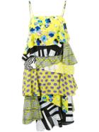 Msgm - Patch Design Dress - Women - Silk/polyester - 42, Silk/polyester