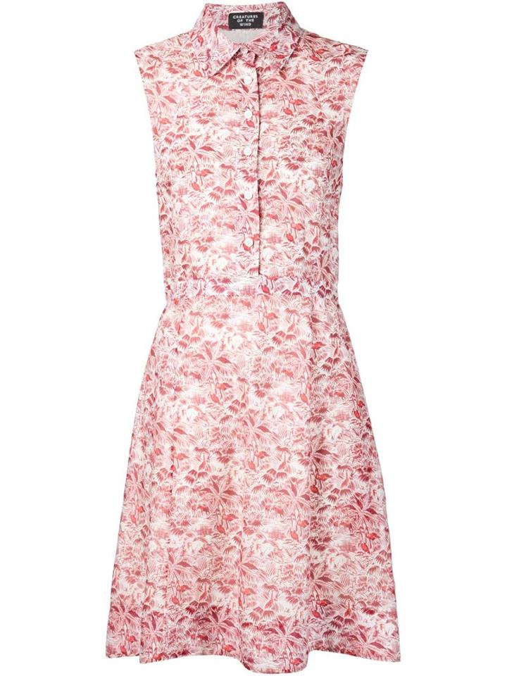 Creatures Of The Wind 'derine' Dress, Women's, Size: 4, White, Silk/cotton