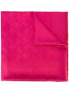 Coach Jacquard Scarf, Women's, Silk/wool