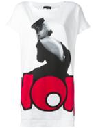 Twin-set - 'now' Print T-shirt - Women - Cotton/polyamide - M, White, Cotton/polyamide