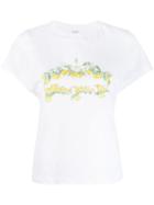 Shrimps Round Neck Printed T-shirt - White