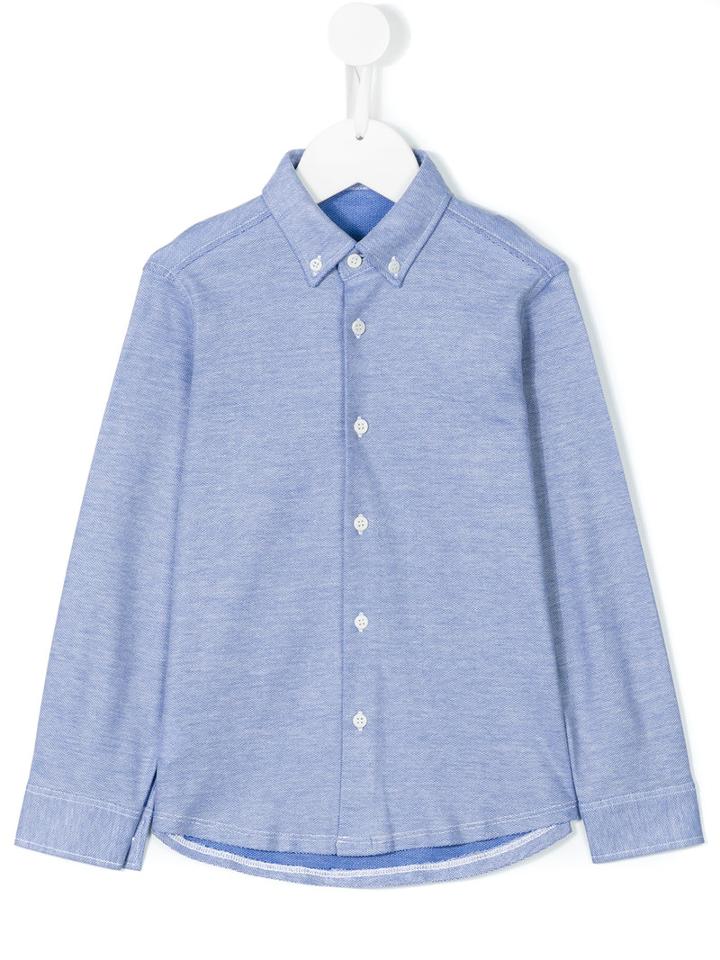Il Gufo - Button Down Shirt - Kids - Cotton - 12 Yrs, Blue