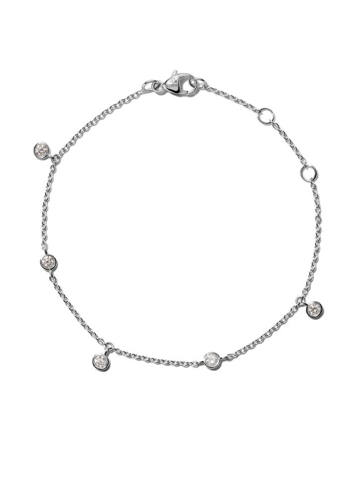 De Beers 18kt White Gold Dewdrop Five Diamond Bracelet - Unavailable