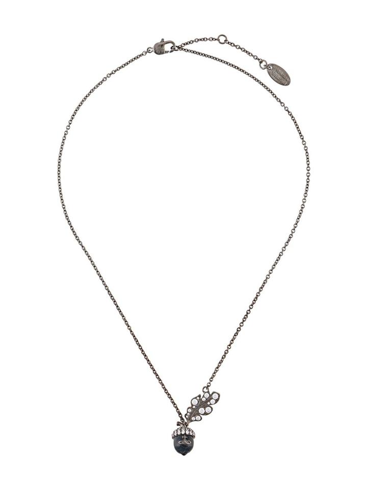 Vivienne Westwood Donella Pendant Necklace - Black