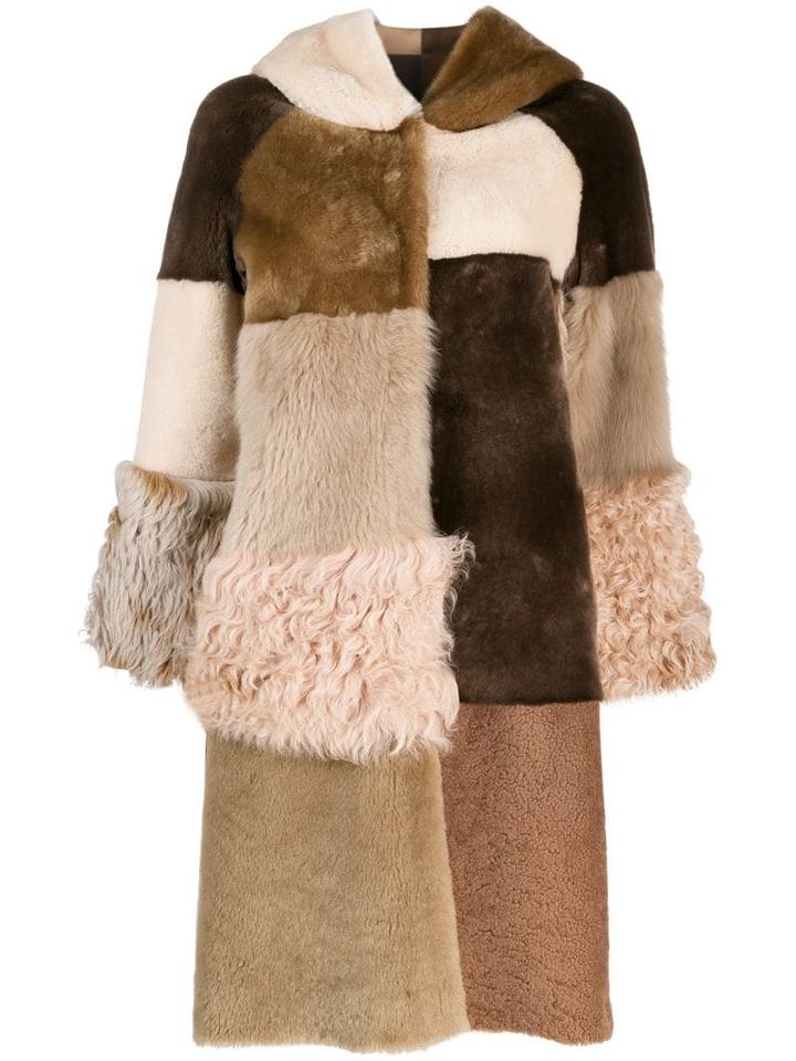 Liska Avolak Shearling Coat - Neutrals