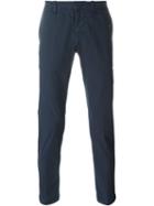 Dondup Gaucho Trousers, Men's, Size: 34, Blue, Cotton/spandex/elastane