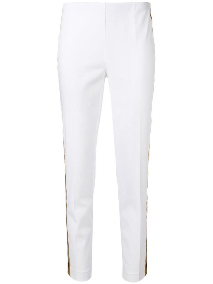 P.a.r.o.s.h. Contrast Side Stripe Trousers - White