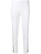 P.a.r.o.s.h. Contrast Side Stripe Trousers - White
