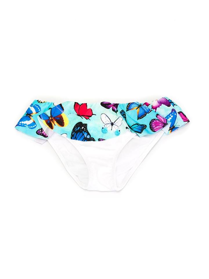 Mc2 Saint Barth Kids Fanny Bikini Bottom, Toddler Girl's, Size: 2 Yrs, White