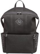 Fendi Tech Knit Backpack - Black