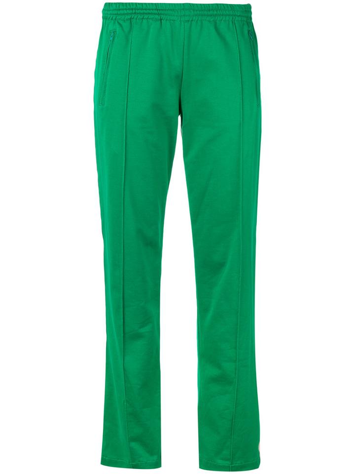 History Repeats - Side Panel Trousers - Women - Cotton/spandex/elastane - 40, Women's, Green, Cotton/spandex/elastane
