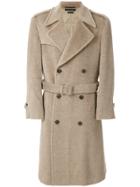 Marc Jacobs Belted Double Breasted Coat - Brown