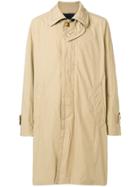 Sacai Single Breasted Trench Coat - Nude & Neutrals