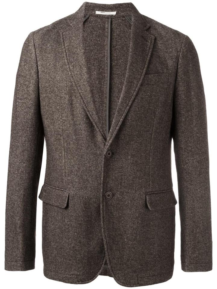 Armani Collezioni Two Button Blazer - Brown