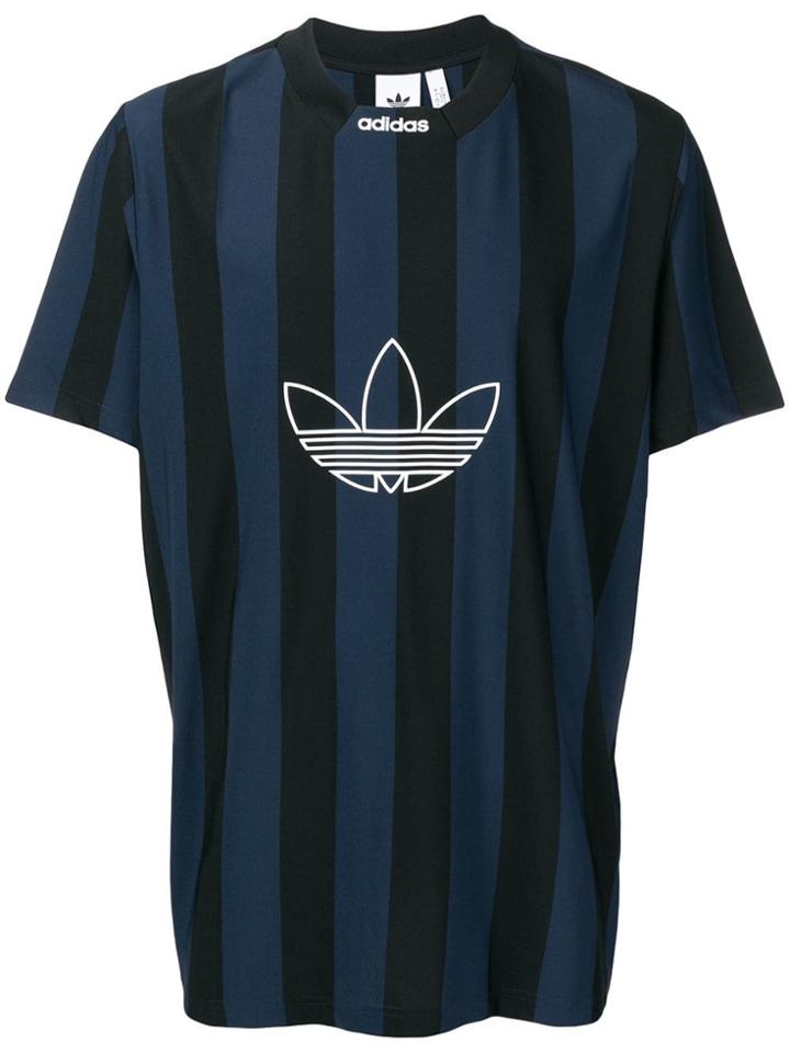 Adidas Striped T-shirt - Black