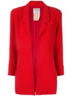 Chanel Pre-owned 1994 Long Sleeve Jacket - Red