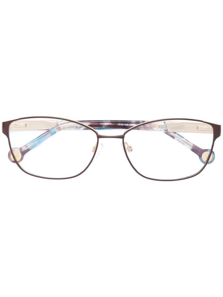 Ch Carolina Herrera Rectangular Shape Glasses - Multicolour