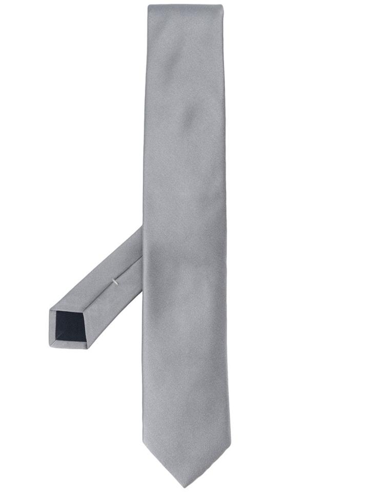 Corneliani Narrow Tie - Grey