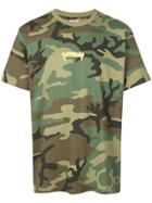Supreme Logo Camo T-shirt - Green