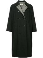 Comme Des Garçons Vintage Double Breasted Reversible Coat - Black