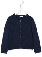 Liu Jo Kids 'chic Time' Cardigan, Toddler Girl's, Size: 3 Yrs, Blue