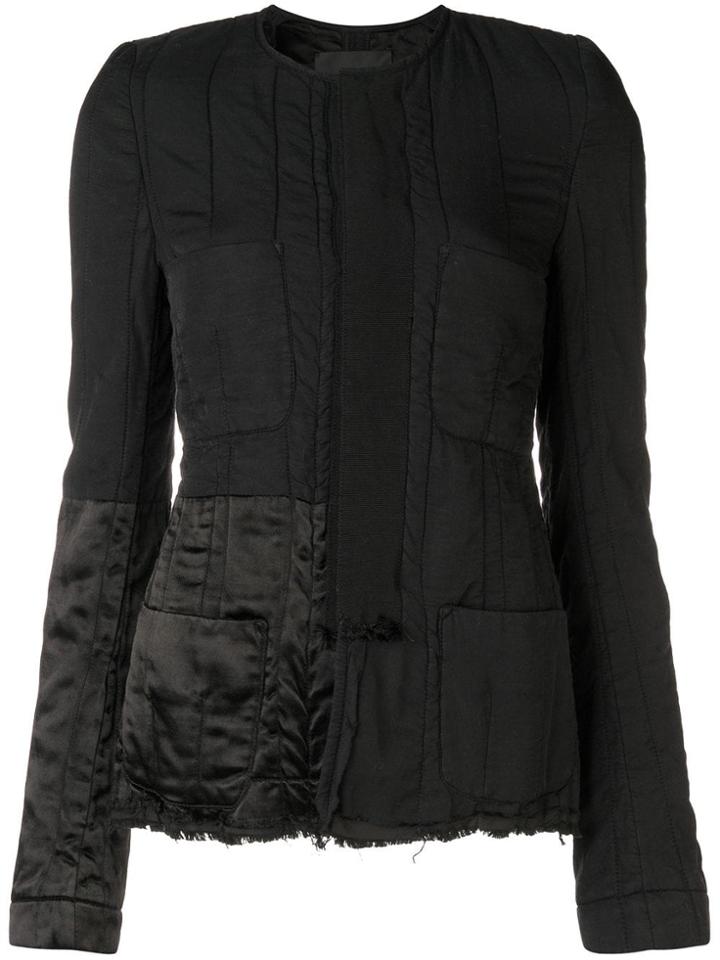 Haider Ackermann Round Neck Jacket - Black