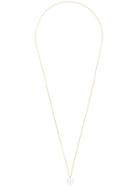 Noor Fares Hollow Cube Pendant Necklace - Metallic