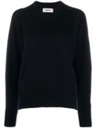 Zucca Loose-fit Crew Neck Jumper - Blue