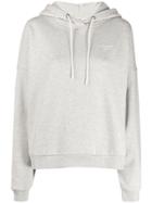Closed Logo Embroidered Hoodie - Grey