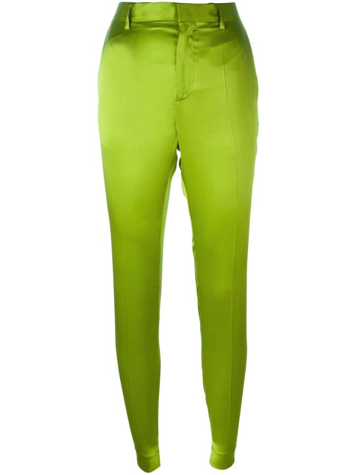 Haider Ackermann Slim Fit Trousers - Green