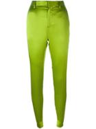 Haider Ackermann Slim Fit Trousers - Green