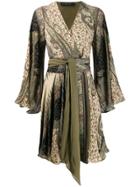 Etro Paisley Printed Kaftan Dress - Neutrals