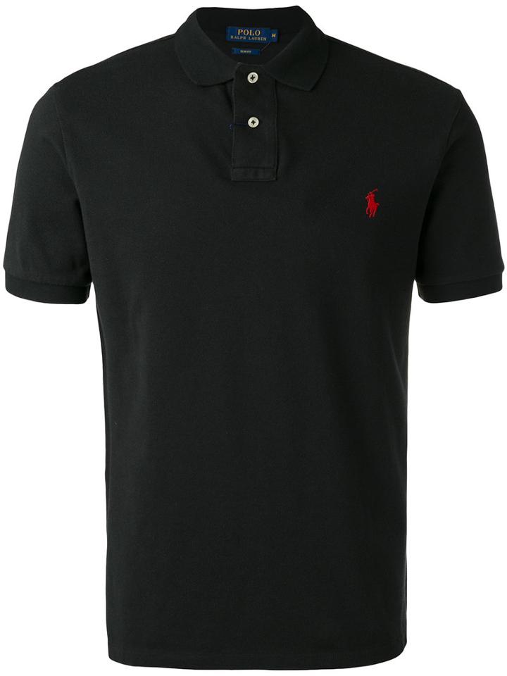Polo Ralph Lauren - Logo Embroidered Polo Shirt - Men - Cotton - Xl, Black, Cotton